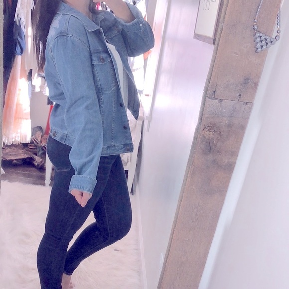 GARNET Hill size 16 blue jean denim jacket - Picture 6 of 11